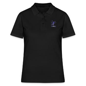 Gymnastik Turnen Turner - Frauen Polo Shirt - Schwarz - Vorne - Ailine (174cm)