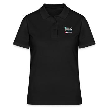 2nd Grade - Women's Polo Shirt - black - Front - Ailine (174cm)