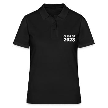 Class of 2023 - Women's Polo Shirt - black - Front - Ailine (174cm)