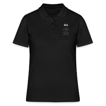 WOW spielen - Frauen Polo Shirt - Schwarz - Vorne - Ailine (174cm)