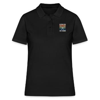 Je Peux Pas J'ai Tennis Idée Cadeau Drôle Homme - Polo Femme - noir - Devant - Ailine (174cm)