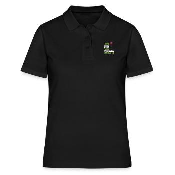 Wie große Putts Hobbyist Gift - Frauen Polo Shirt - Schwarz - Vorne - Ailine (174cm)