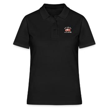Alarm ich bin schon 9 Krankenwagen - Frauen Polo Shirt - Schwarz - Vorne - Ailine (174cm)