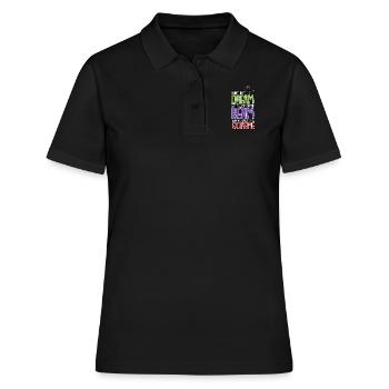 Gymnastik Turnen und Kunsturnen Akrobatik Sport - Frauen Polo Shirt - Schwarz - Vorne - Ailine (174cm)