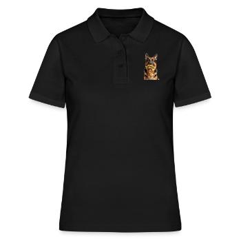 Berger allemand - Polo Femme - noir - Devant - Ailine (174cm)