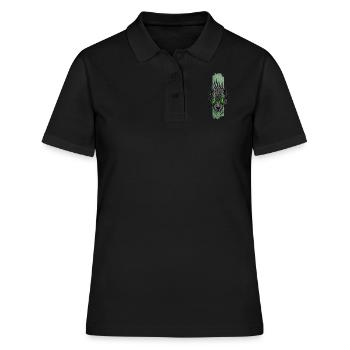 Jaguar aux yeux d’émeraude - Polo Femme - noir - Devant - Ailine (174cm)