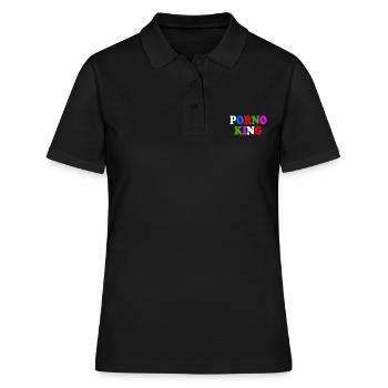 Porno king - Polo Femme - noir - Devant - Ailine (174cm)