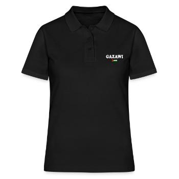 Gazawi gaza - Polo Femme - noir - Devant - Ailine (174cm)