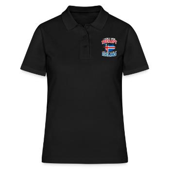 Islande - Polo Femme - noir - Devant - Ailine (174cm)