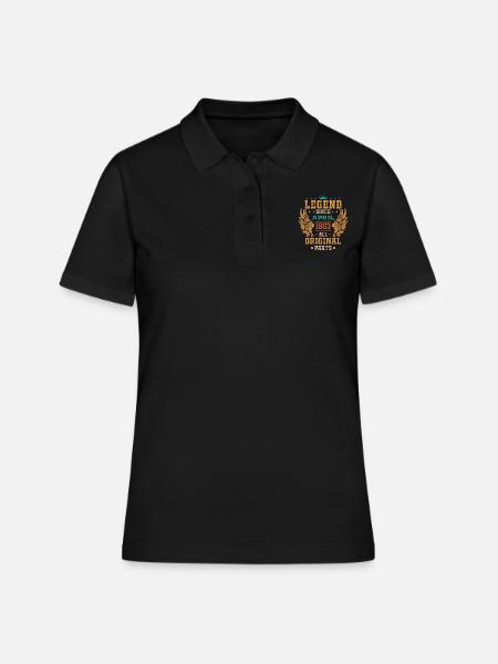 légende depuis avril 1963 cadeau d'anniversaire - Polo Femme - noir