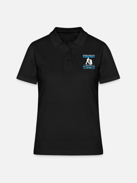 Möbelpacker Umzugshelfer Geschenkhumor - Frauen Polo Shirt - Schwarz