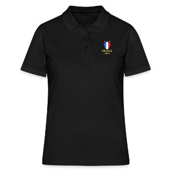 France France Football - Polo Femme - noir - Devant - Ailine (174cm)