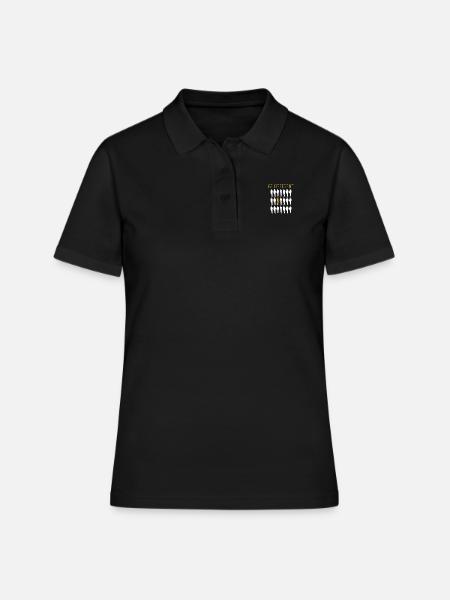 Clarinette - Polo Femme - noir
