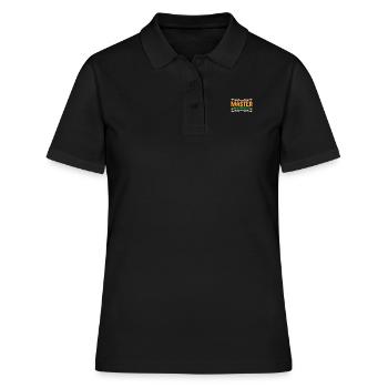 Gärtner - Frauen Polo Shirt - Schwarz - Vorne - Ailine (174cm)