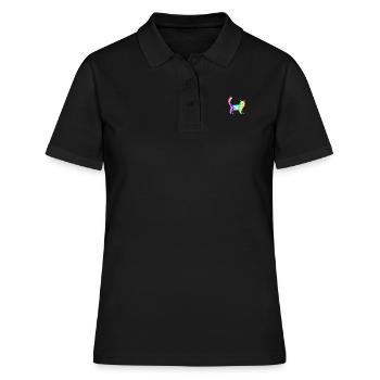 LGBT - Polo Femme - noir - Devant - Ailine (174cm)