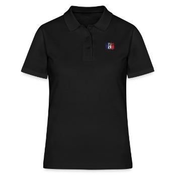 Paris - Frauen Polo Shirt - Schwarz - Vorne - Ailine (174cm)
