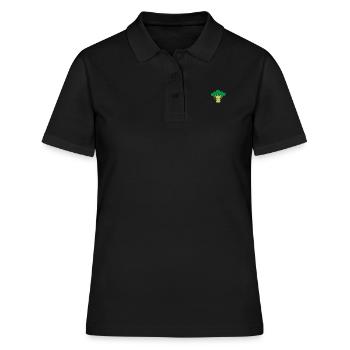 Le brocoli - Polo Femme - noir - Devant - Ailine (174cm)