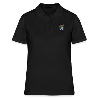 Lgbt - Polo Femme - noir - Devant - Ailine (174cm)