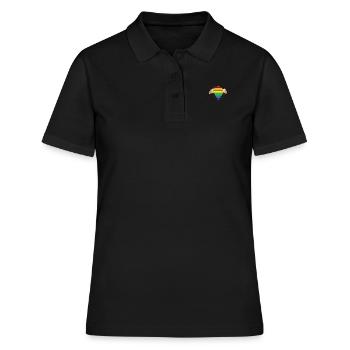 Lgbt - Polo Femme - noir - Devant - Ailine (174cm)