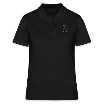 Nevada - Frauen Polo Shirt - Schwarz - Vorne - Ailine (174cm)