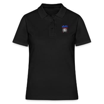 Christopher Columbus - Frauen Polo Shirt - Schwarz - Vorne - Ailine (174cm)