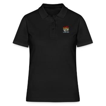Meilleur mari wisconsin cadeau - Polo Femme - noir - Devant - Ailine (174cm)