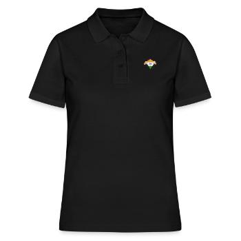 Fier cadeau de résident indien - Polo Femme - noir - Devant - Ailine (174cm)