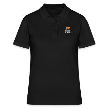 Erdnussbutter Peanut Butter Marmelade Geschenk - Frauen Polo Shirt - Schwarz - Vorne - Ailine (174cm)