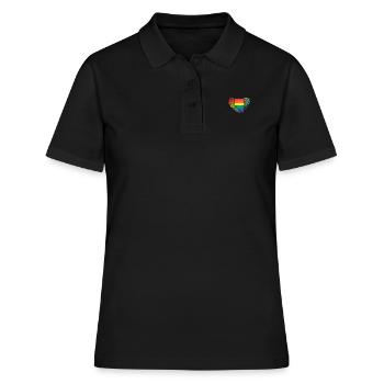 Stolz LGBT Nevada - Frauen Polo Shirt - Schwarz - Vorne - Ailine (174cm)