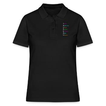 TAUREAU Tenace Audacieuse Unique Réaliste - Polo Femme - noir - Devant - Ailine (174cm)