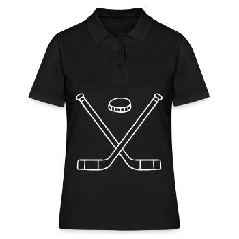 Hockey hockey hockeyeur hockeyeur - Polo Femme - noir - Devant - Ailine (174cm)