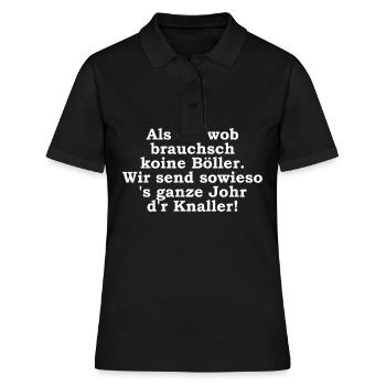 Comme Schwob Nutzsch koine Böller. - Polo Femme - noir - Devant - Ailine (174cm)