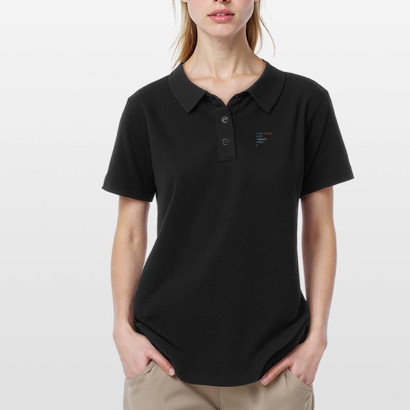 Eat Sleep Code | Programmierer Design Frauen Polo Shirt