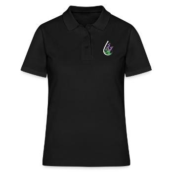 Huile essentielle - Polo Femme - noir - Devant - Ailine (174cm)