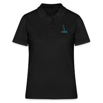 André als Blasmusik - Frauen Polo Shirt - Schwarz - Vorne - Ailine (174cm)