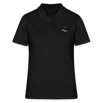 Gaming Controller Liebe - Frauen Polo Shirt - Schwarz - Vorne - Ailine (174cm)
