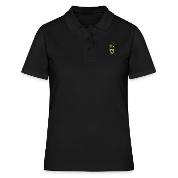 Sao Tome - Frauen Polo Shirt - Schwarz - Vorne - Ailine (174cm)