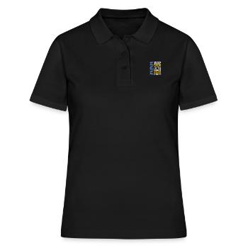 Klasse von 2025 - Frauen Polo Shirt - Schwarz - Vorne - Ailine (174cm)