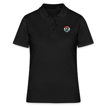 Square Dance - Frauen Polo Shirt - Schwarz - Vorne - Ailine (174cm)