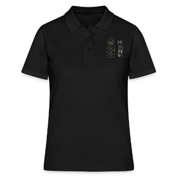ananas - Polo Femme - noir - Devant - Ailine (174cm)
