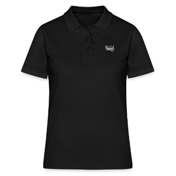 Freund - Frauen Polo Shirt - Schwarz - Vorne - Ailine (174cm)