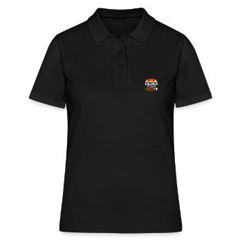 Linemen Because Quarterbacks Need Heroes Too - Frauen Polo Shirt - Schwarz - Vorne - Ailine (174cm)