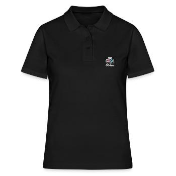 Trop cool pour la sensibilisation sans gluten Maladie cœliaque - Polo Femme - noir - Devant - Ailine (174cm)