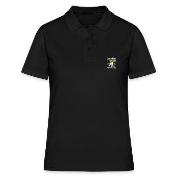 Tout ce que je touche se transforme en vendu pour - Polo Femme - noir - Devant - Ailine (174cm)