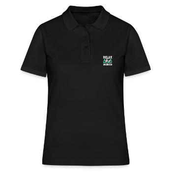 Détendez-vous, j’ai une feuille de calcul pour cela - Polo Femme - noir - Devant - Ailine (174cm)