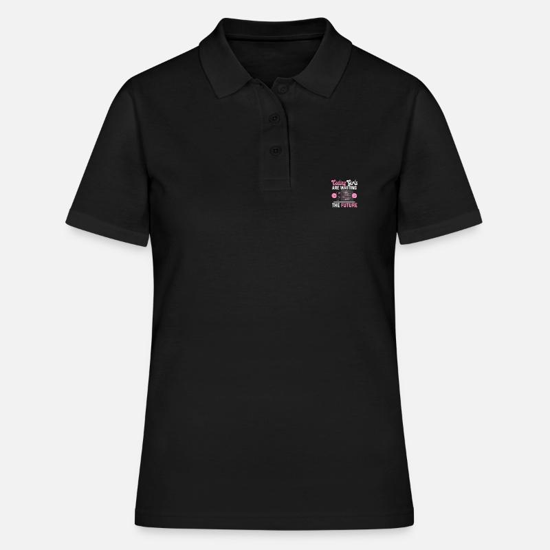 Coding Girls Write The Future For - Women's Polo Shirt - black
