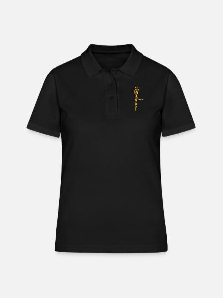 Dreadlocks Guy - Women's Polo Shirt - black