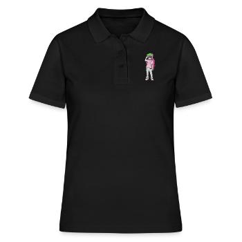 Fille - Polo Femme - noir - Devant - Ailine (174cm)