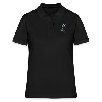 Équitation Sport équestre - Polo Femme - noir - Devant - Ailine (174cm)