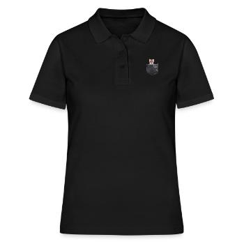 Wiesel - Frauen Polo Shirt - Schwarz - Vorne - Ailine (174cm)